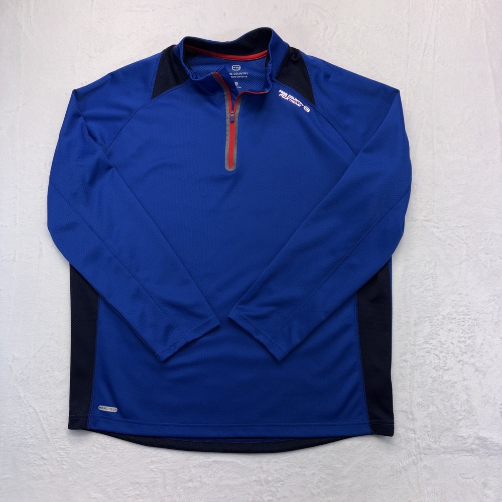 Free Country 1/4 Zip Pullover Mens XXL Ultimate Comfort Micro-Tech Performance
